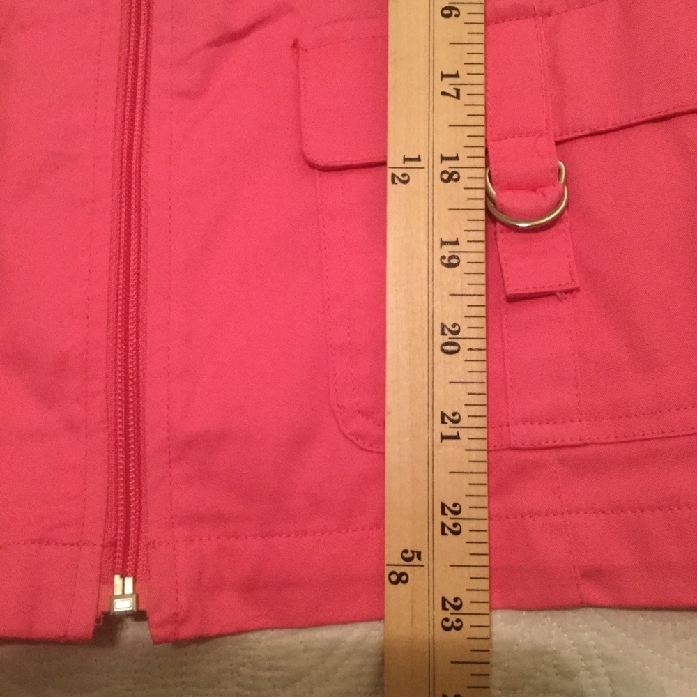 Pink Studio Works zip up jacket lined Small petite - Picture 5 of 9